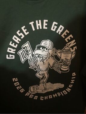 Underdog “Grease the Greens” Jason Kelce PGA Championship Sweatshirt 3XL